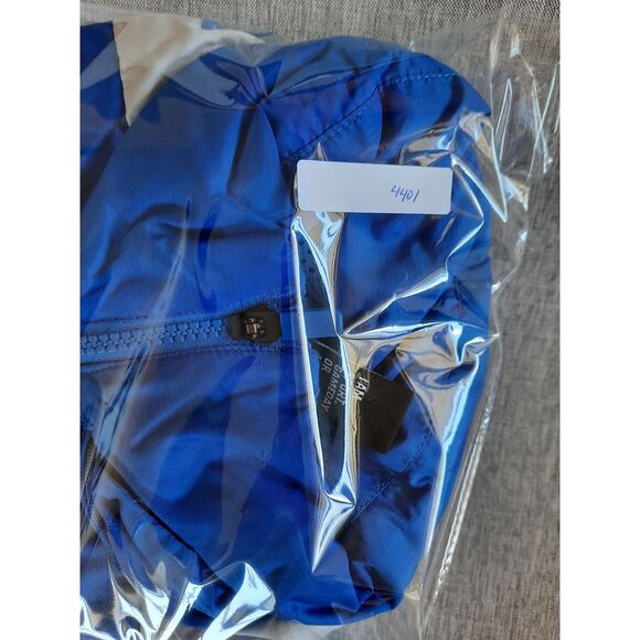 Adidas Women Medium Lightweight Convertible Scuba Style Hoodie Vent Jacket Blue‎ - Picture 9 of 9